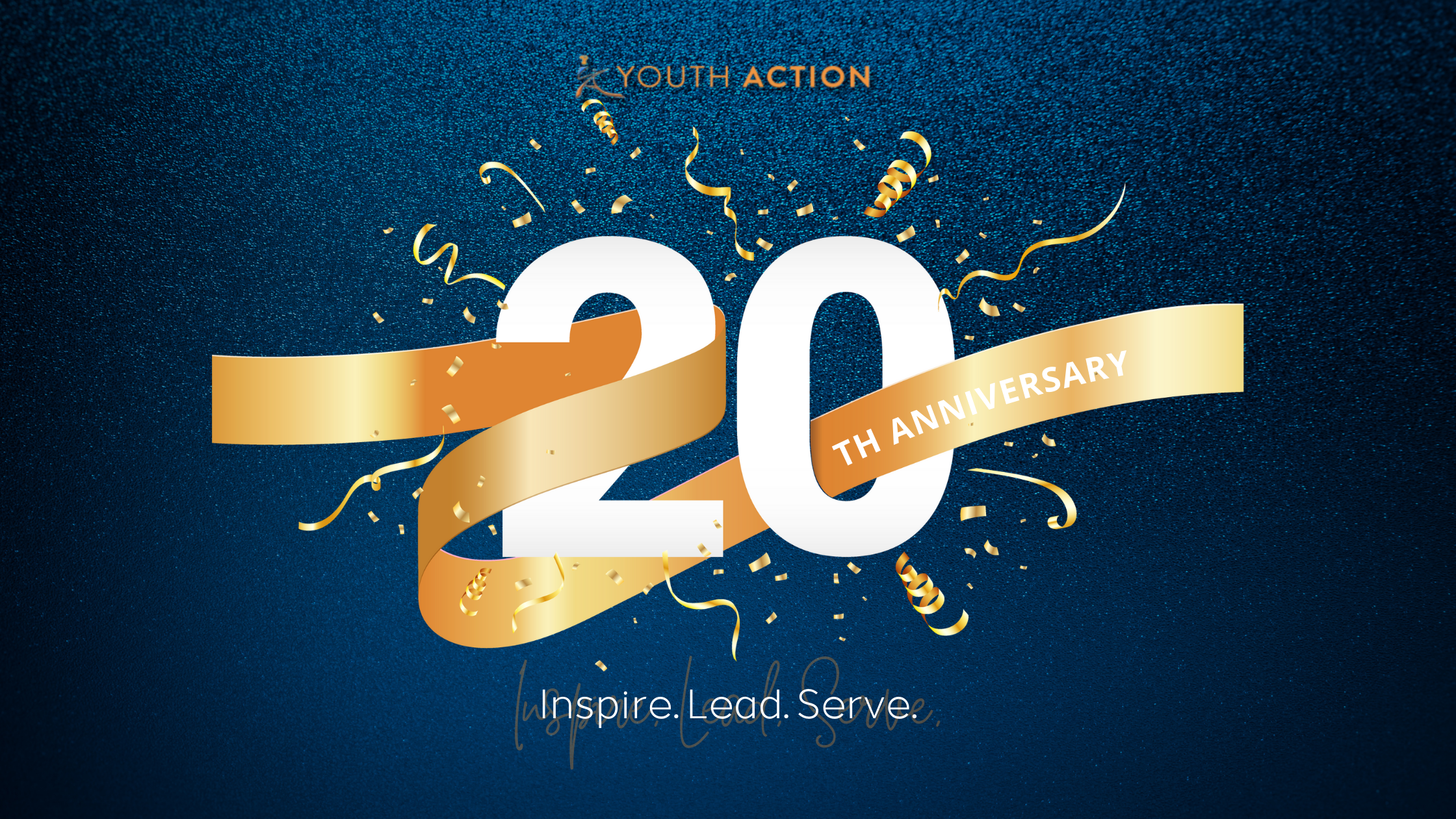 Youth Action Day 20th Anniversary banner