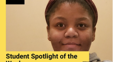 Student Spotlight-Ahmya Begley
